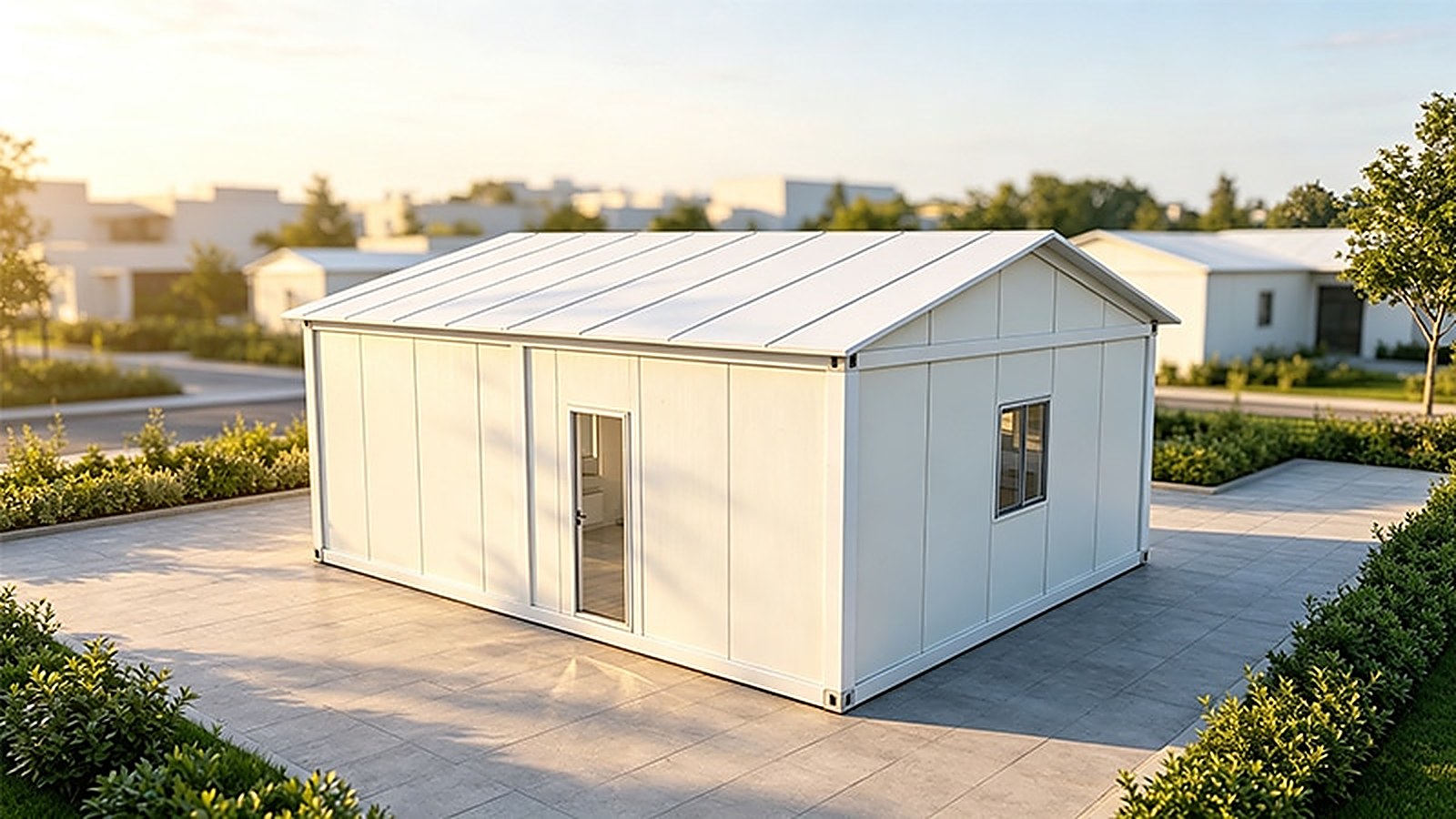 1 Bedroom 1 Living Room Fully Furnished Gable Roof Modular Prefab House - Image 2