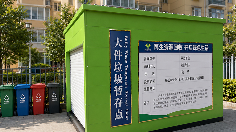 Prefab Bulky Waste Storage Container House - Image 2