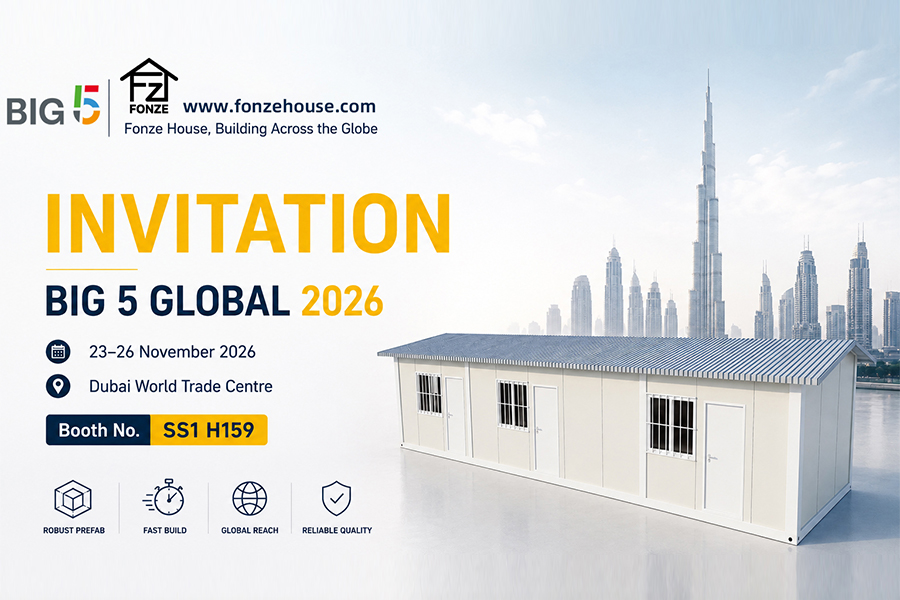 FONZE HOUSE to Exhibit at BIG 5 GLOBAL 2026 Dubai, Exploring the Future of Modular Construction